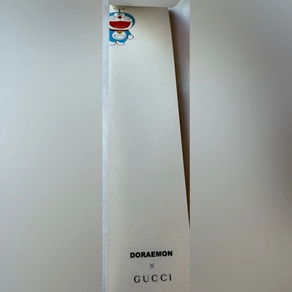 NEW Gucci Doraemon Collaboration 3 Piece Notepad Stationary Desk Set